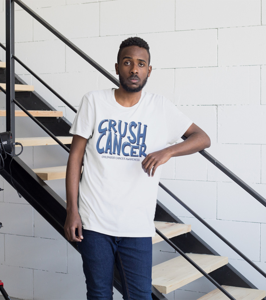 Crush Cancer Childhood Cancer Awareness T-Shirt
