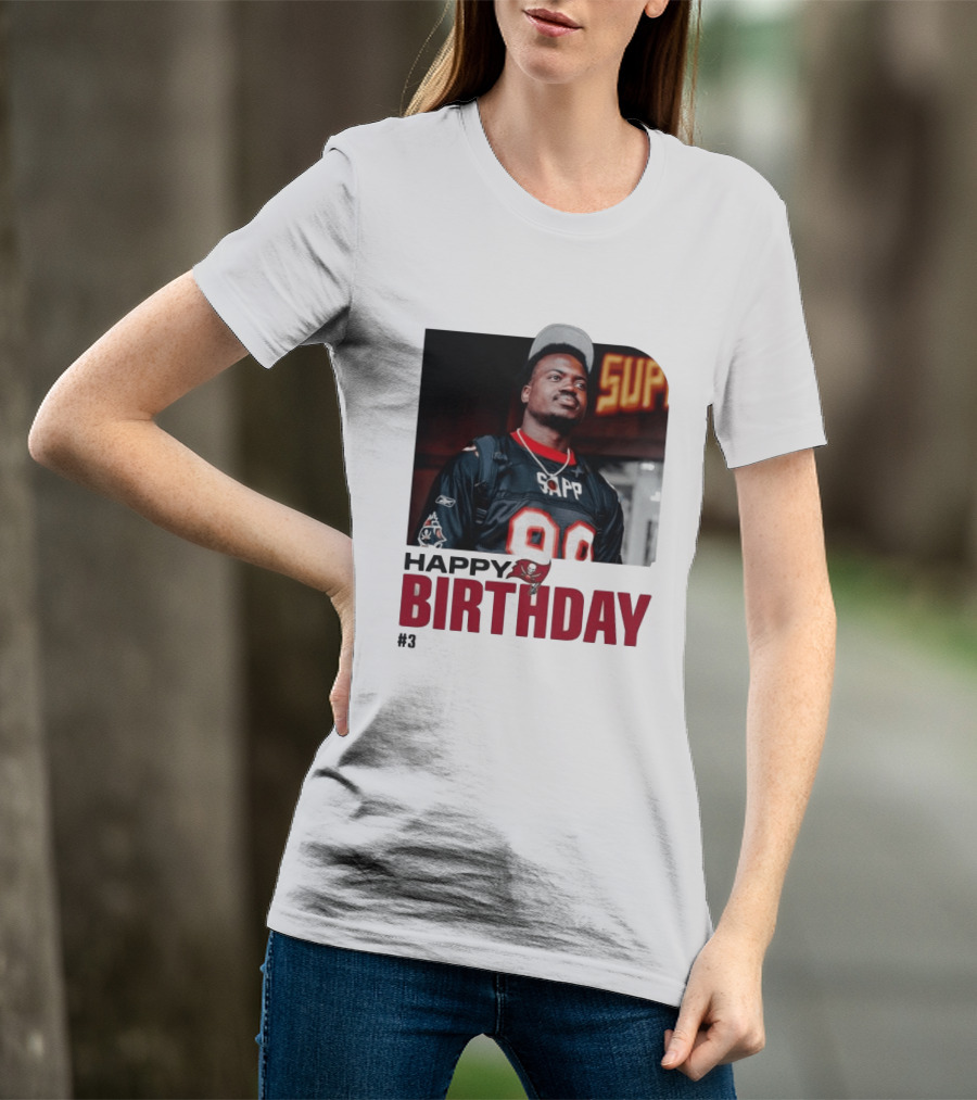 Happy Birthday Rueben Jr. Sapp Jersey #3 Football T-Shirt