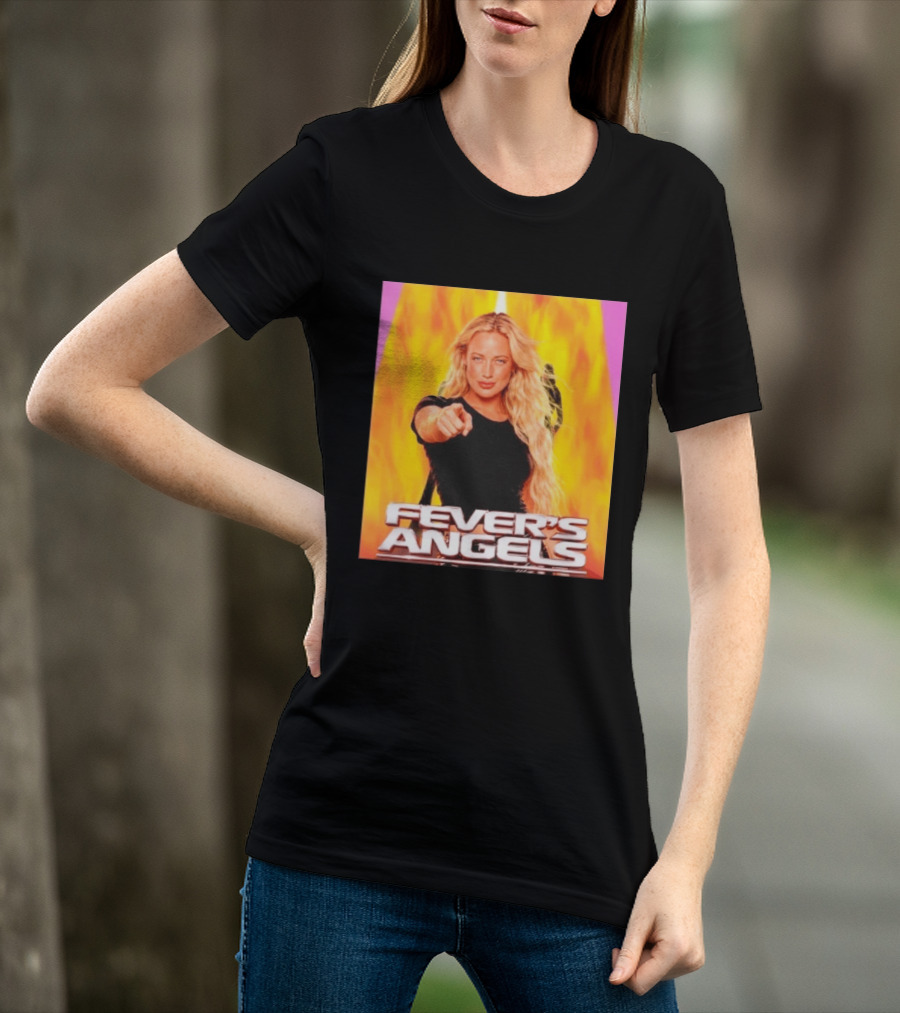 Fever's Angels Full Throttle Action Star Sophie Cunningham T-Shirt