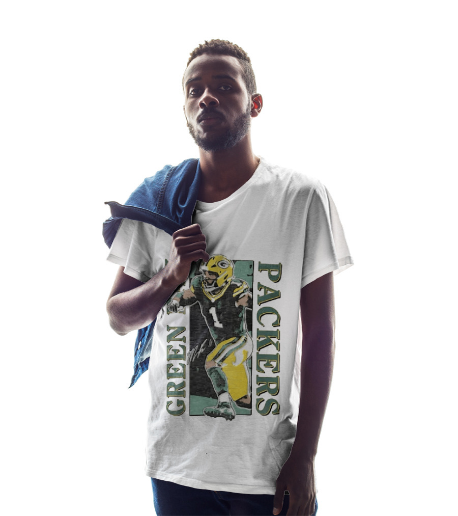 Jordan Love Green Bay Packers Football Jersey T-Shirt