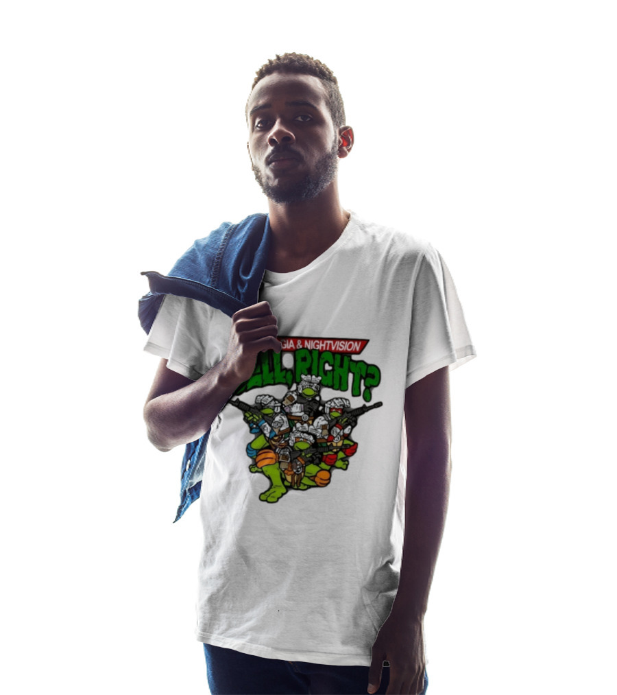 Nostalgia Nightvision TMNT Sell Right T-Shirt
