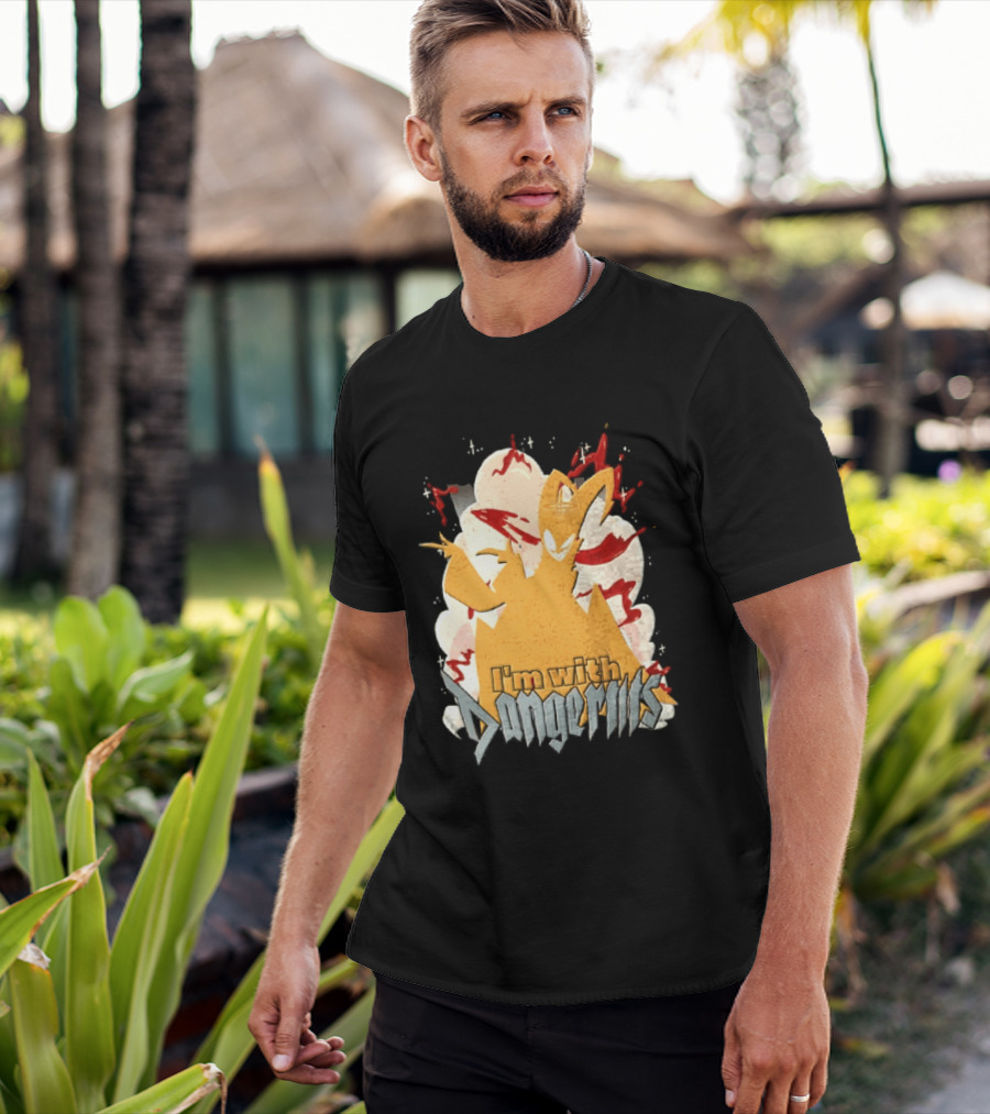 Adam Exorcist Hazbin Hotel I'm With Dangerous T-Shirt