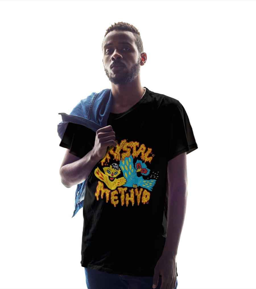 Crystal Methyd RuPaul Drag Race Bird Characters T-Shirt