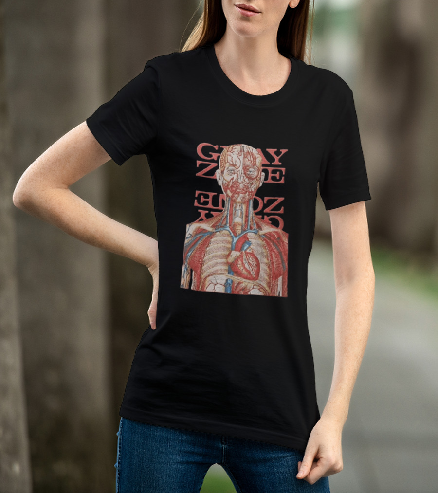 Gray Zone Anatomy Heart Illustration Adults Medical Revolutionize T-Shirt