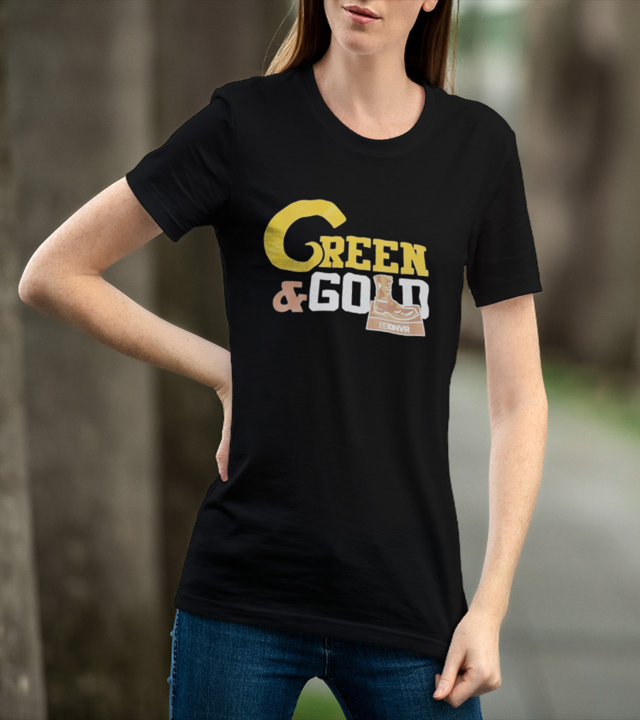 Green Gold Denver Boot Distressed DNVR T-Shirt