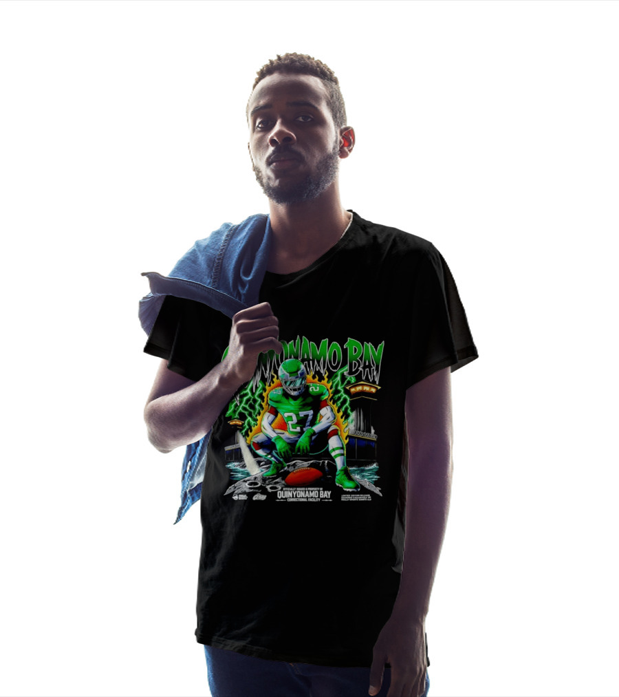 Quinyon Mitchell Quinyonamo Bay Philadelphia Eagles 27 Football T-Shirt