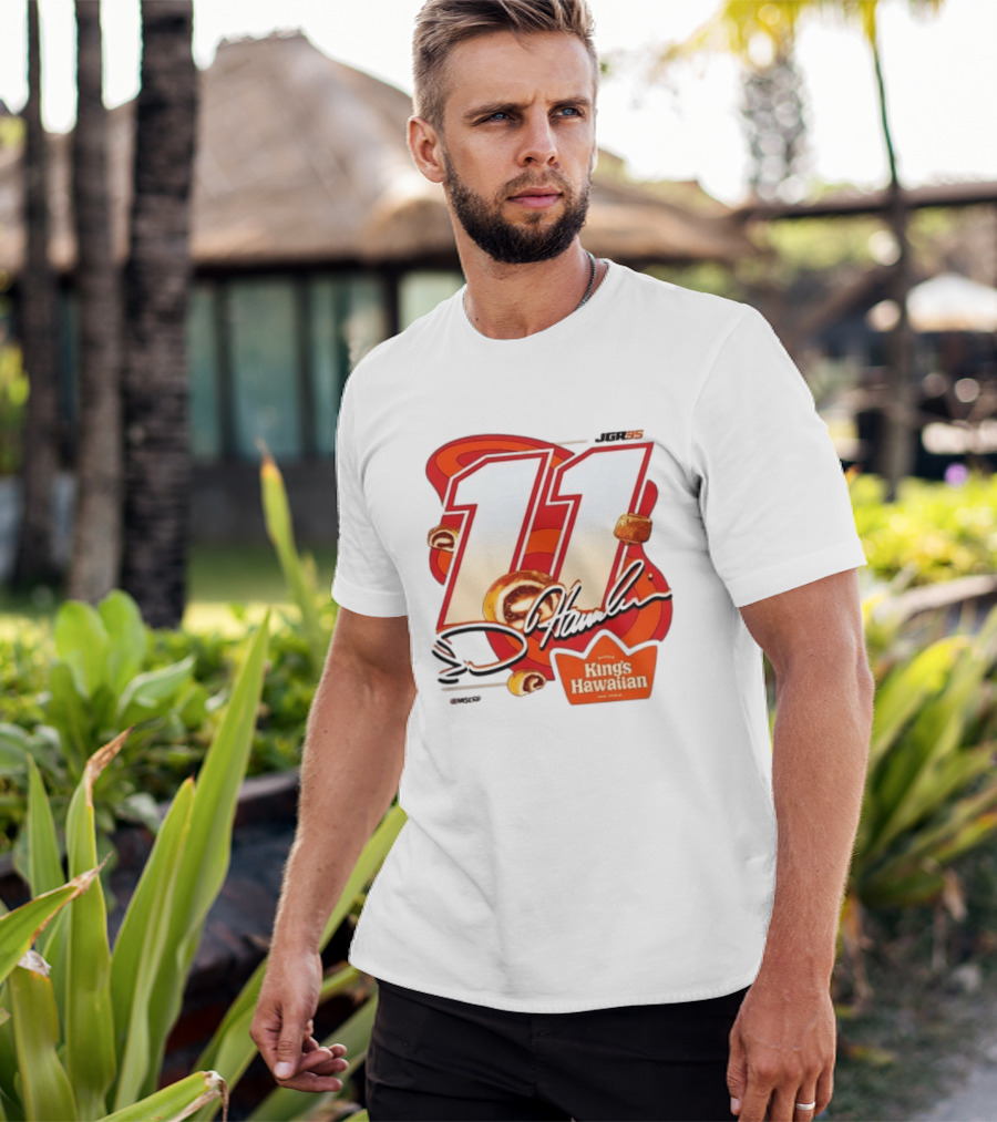 Denny Hamlin 11 JGR Nascar King's Hawaiian Cinnamon Bites T-Shirt