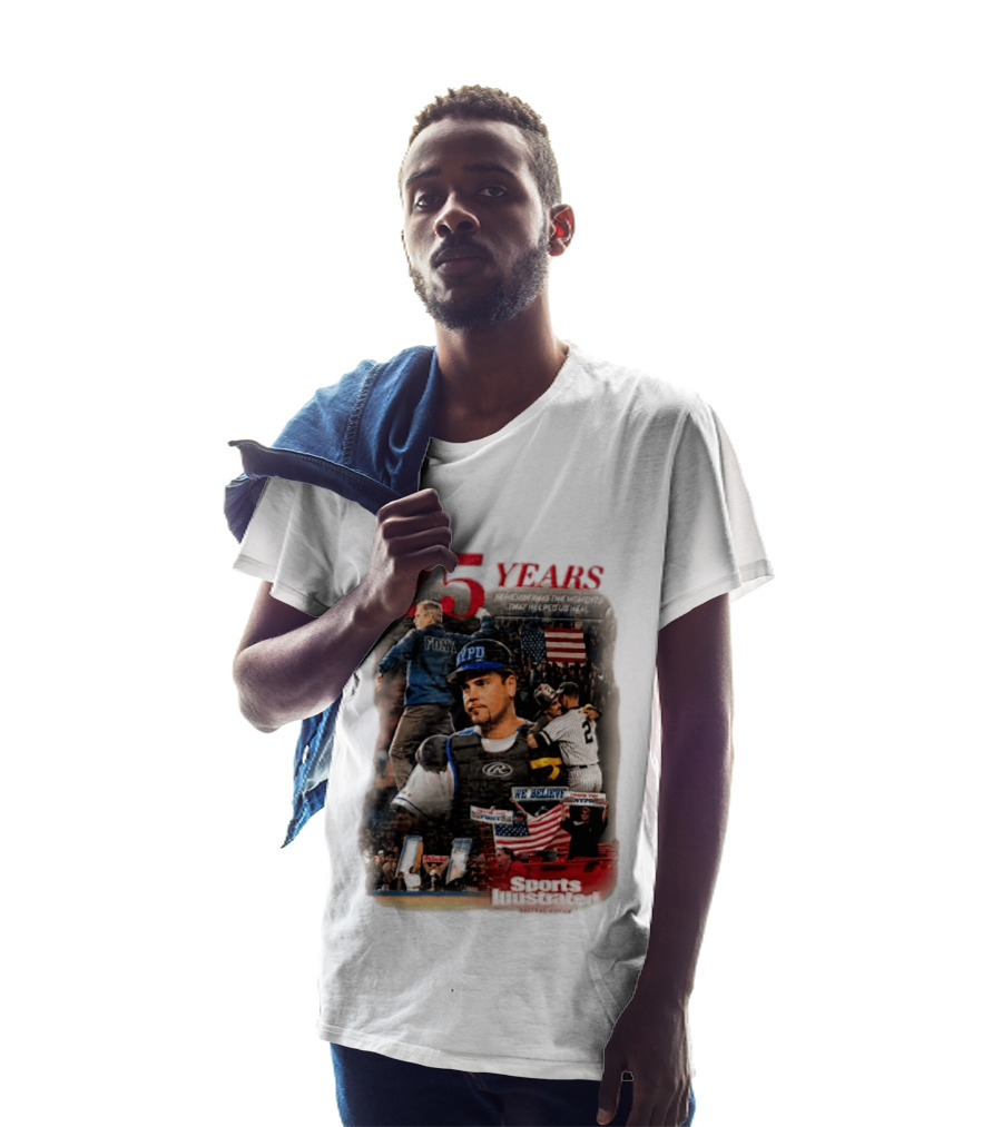 25 Years George W Bush Mike Piazza New York Mets Remembering 9 11 Sports Illustrated T-Shirt