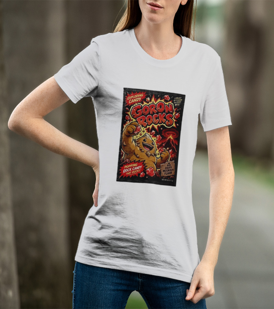 Exploding Candy Goron Rocks Death Mountain Flavor Popping Rock Candy That Rocks T-Shirt