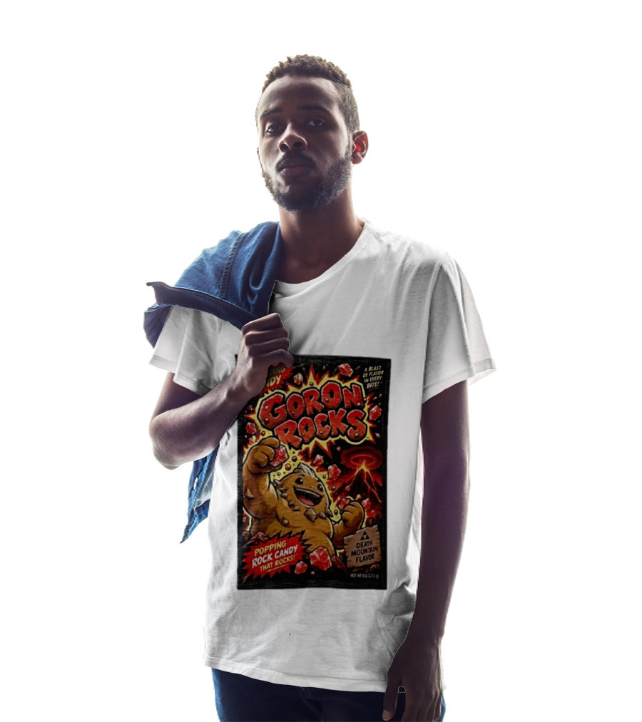 Exploding Candy Goron Rocks Death Mountain Flavor Popping Rock Candy That Rocks T-Shirt