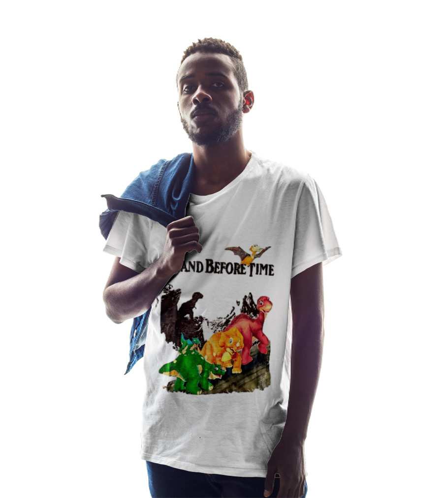 The Land Before Time Littlefoot Petrie Cera Spike Dinosaur Movie Youth T-Shirt