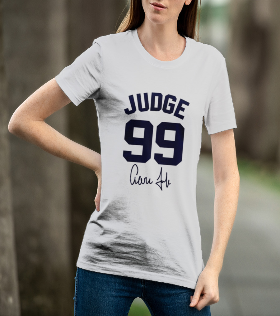New York Yankees Judge 99 Aaron Judge Signature 2026 Welcome Back T-Shirt