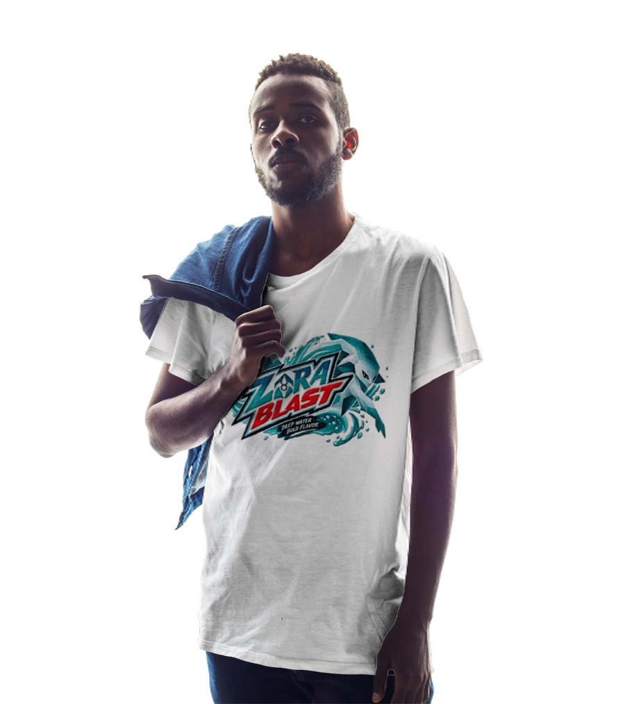 Zora Link The Legend Of Zelda Zora Blast Deep Water Flavor T-Shirt