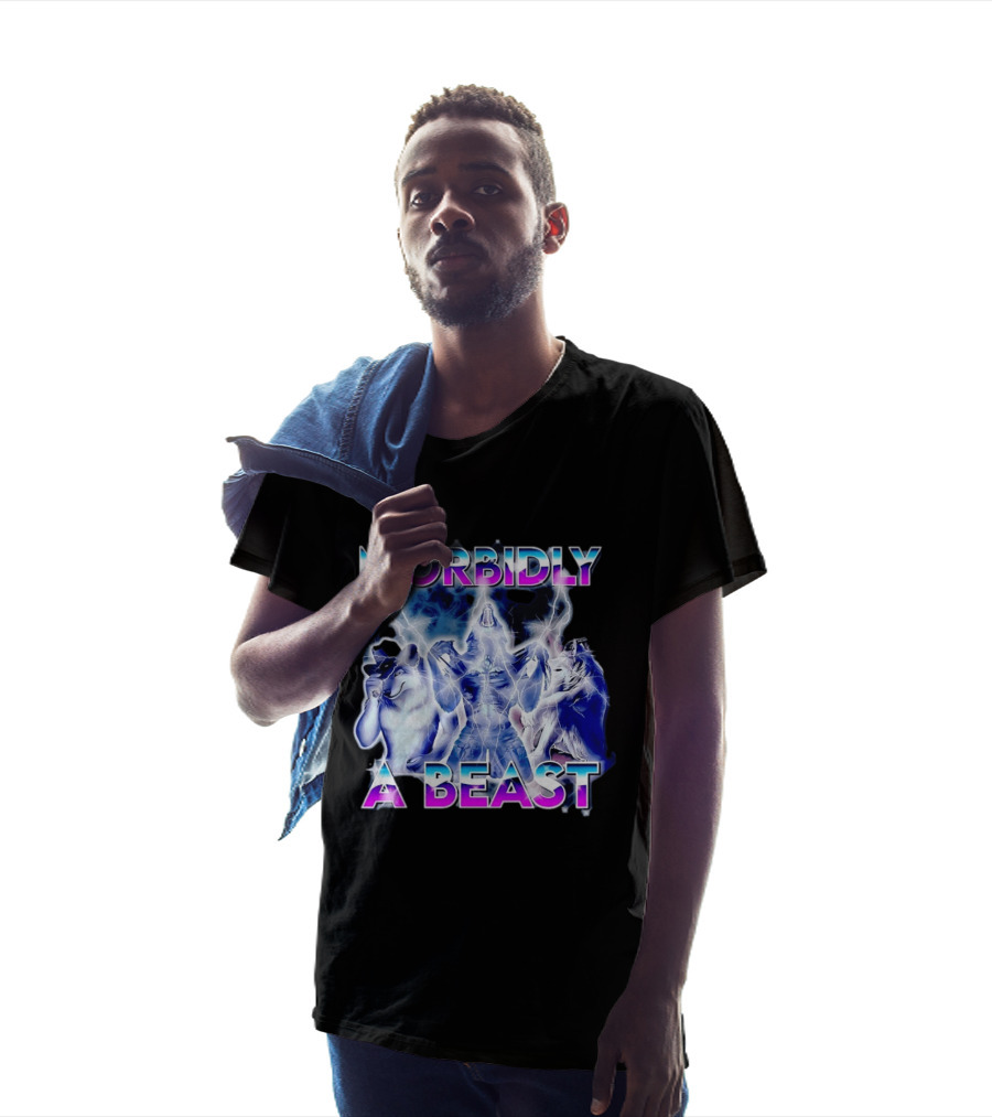 Morbidly A Beast Werewolf Aesthetic Electric Wolves T-Shirt