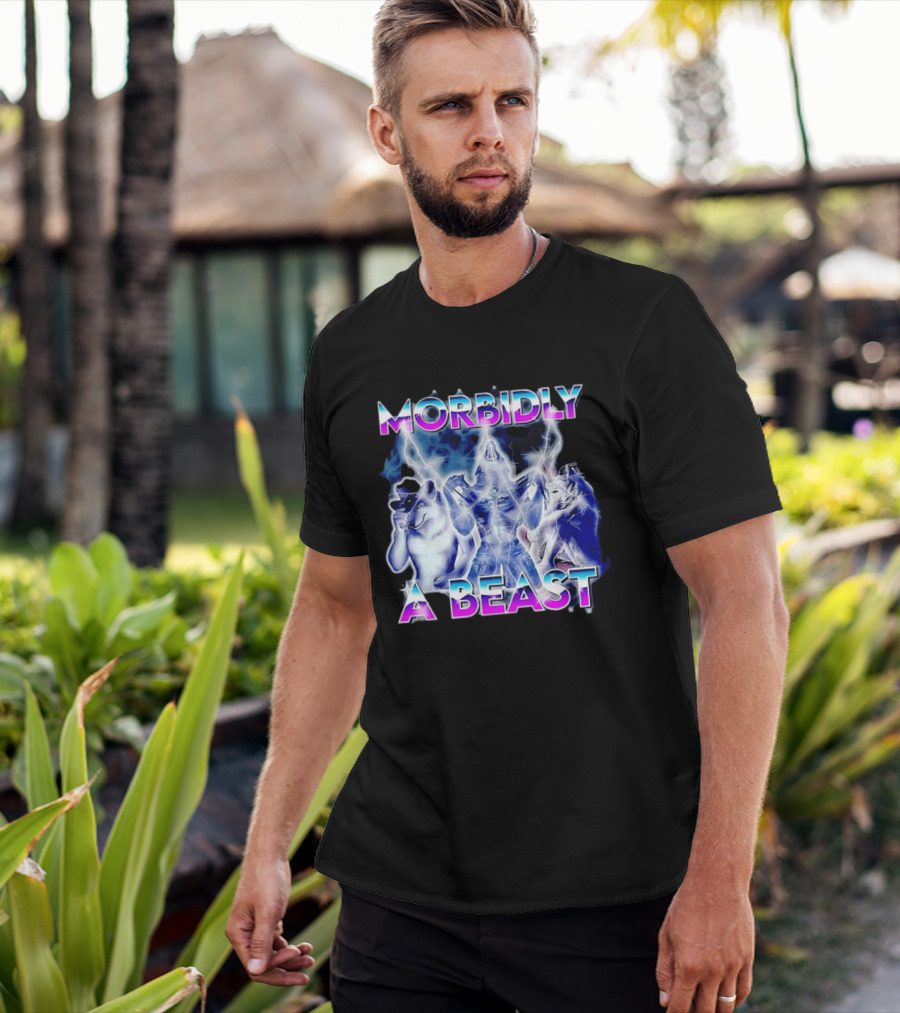 Morbidly A Beast Werewolf Aesthetic Electric Wolves T-Shirt