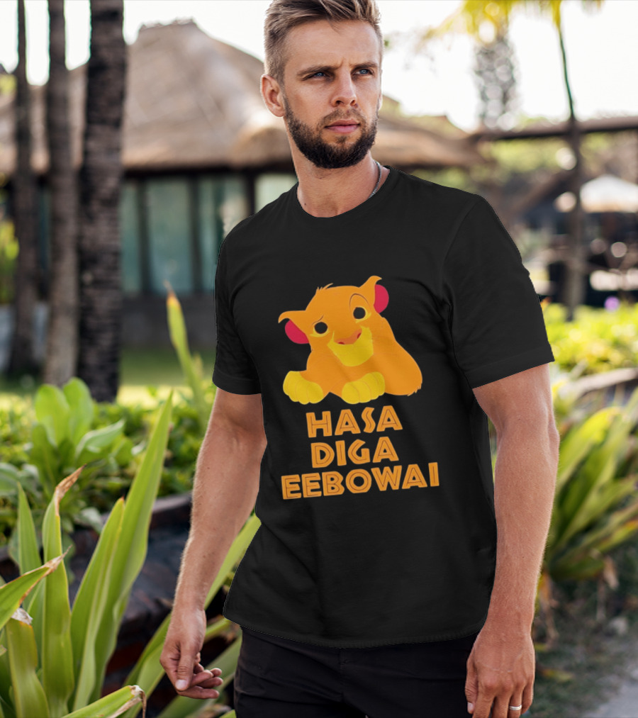 Simba Hasa Diga Eebowai Lion King Book Of Mormon T-Shirt