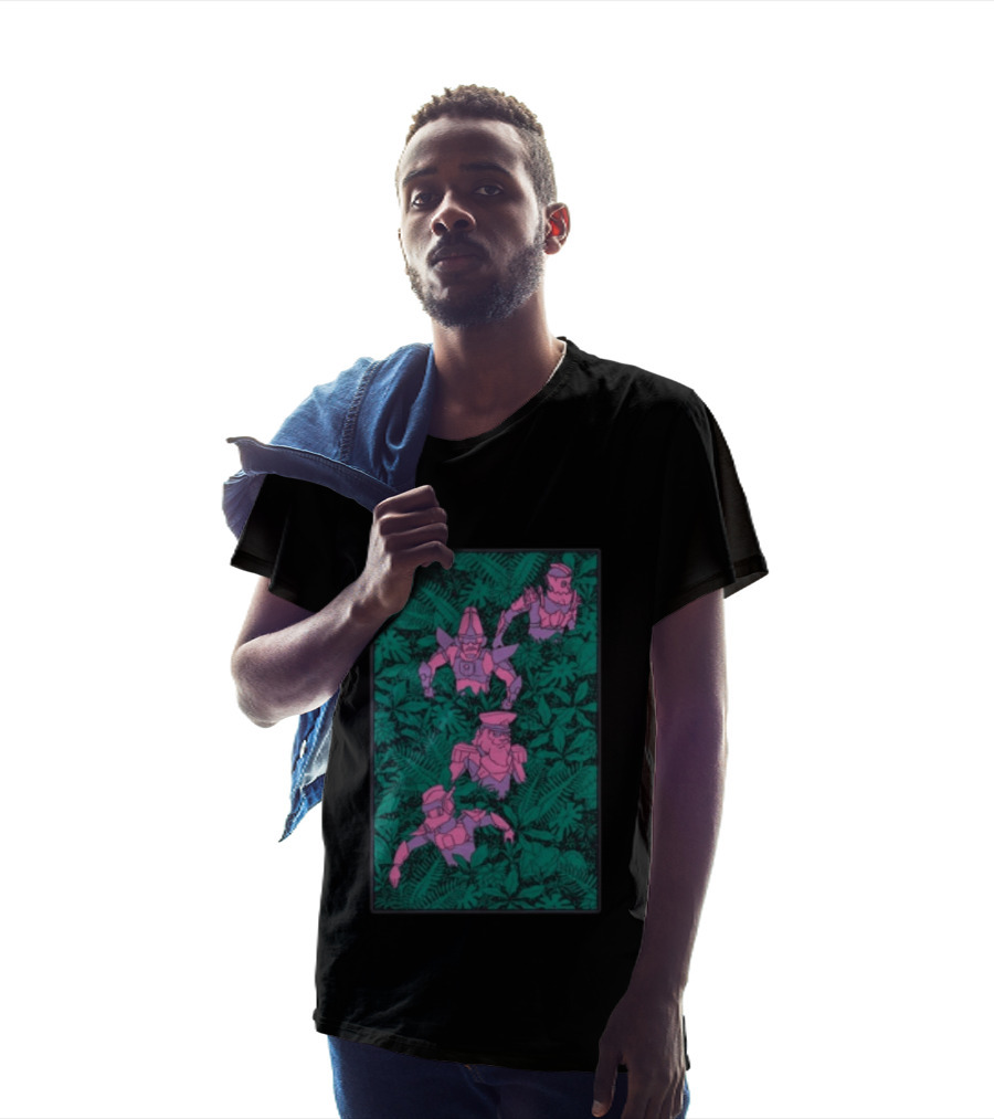 Twrp Store Rainforest Zip Up Robot Jungle Adventure T-Shirt