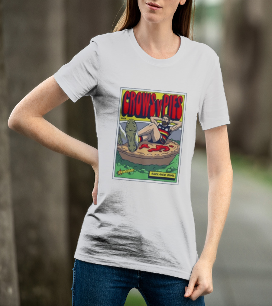 Crows V Pies Adelaide Oval Gameday 20/24 T-Shirt
