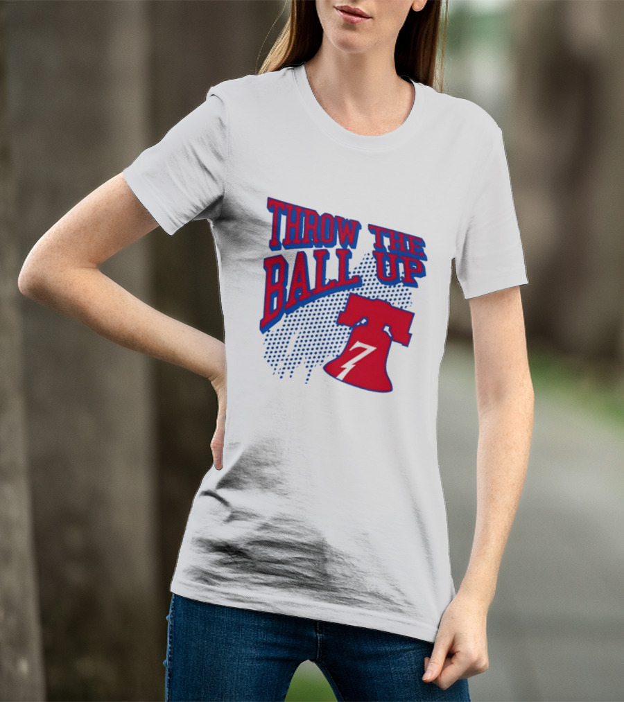NBA Philadelphia 76ers Throw The Ball Up Liberty Bell T-Shirt