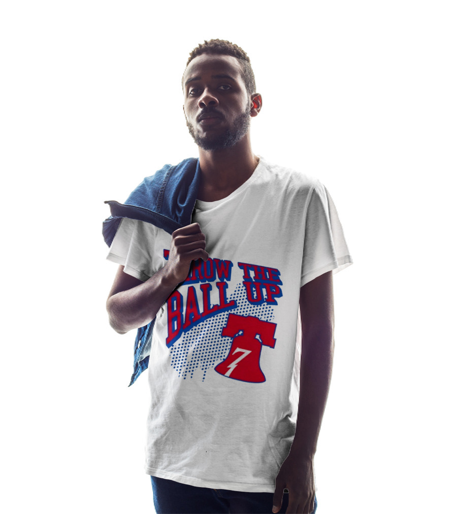 NBA Philadelphia 76ers Throw The Ball Up Liberty Bell T-Shirt