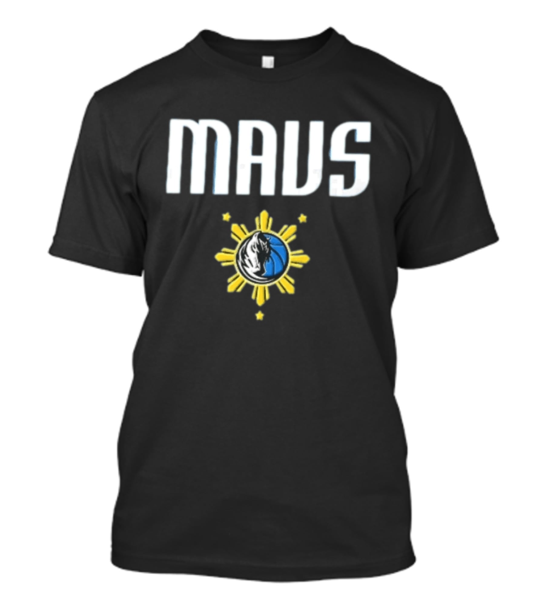 Mavs Horse Head Basketball Philippine Sun Stars Dallas Mavericks NBA T-Shirt