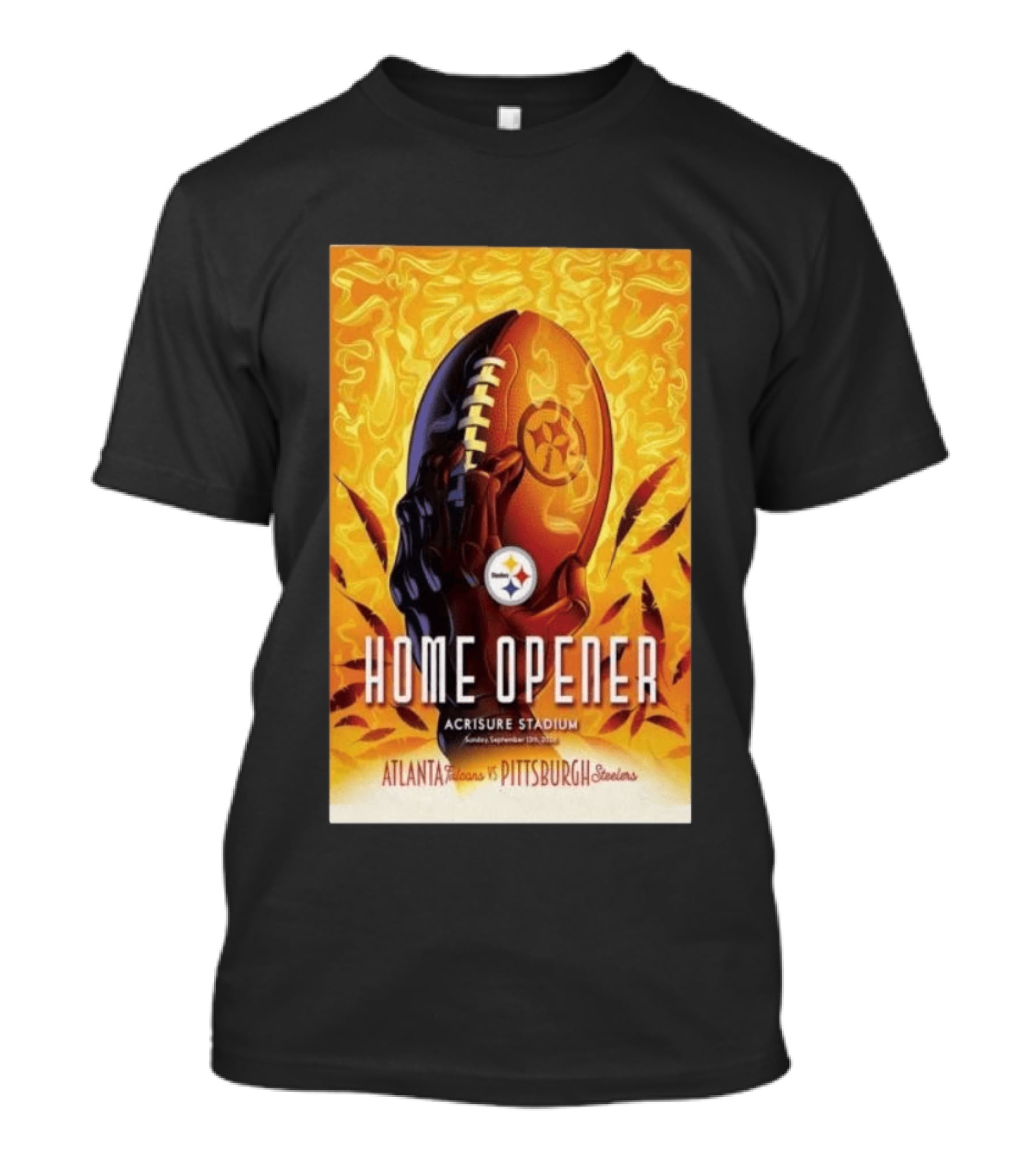 Atlanta Falcons Vs Pittsburgh Steelers Home Opener Acrisure Stadium September 13 2026 T-Shirt