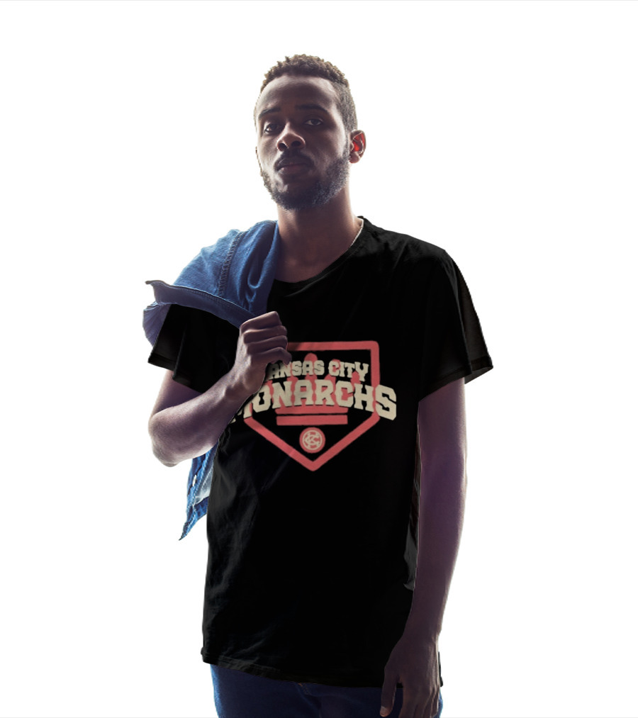 Kansas City Monarchs Home Plate Vintage Baseball T-Shirt
