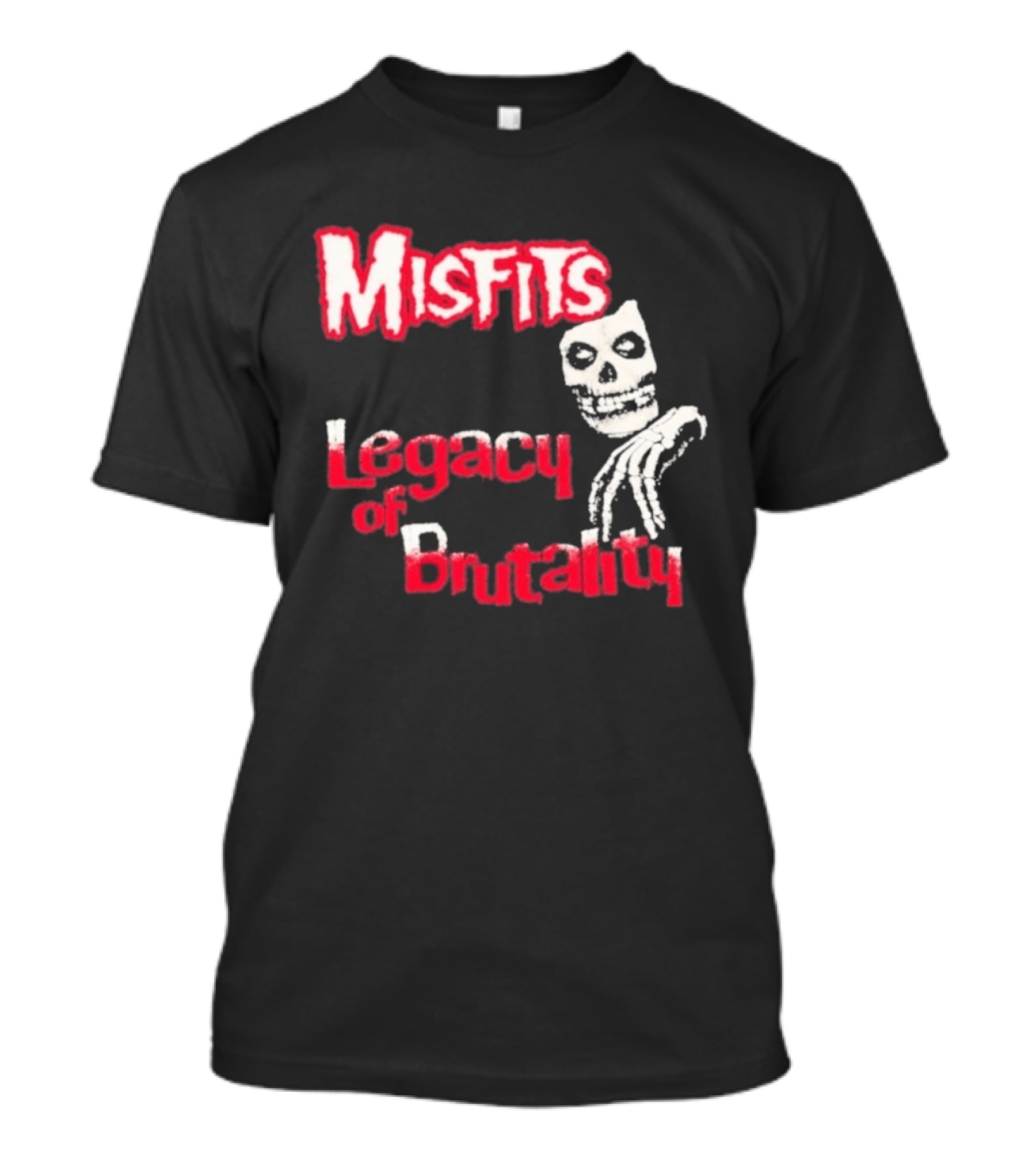 Misfits Legacy Of Brutality Skull Punk Rock T-Shirt