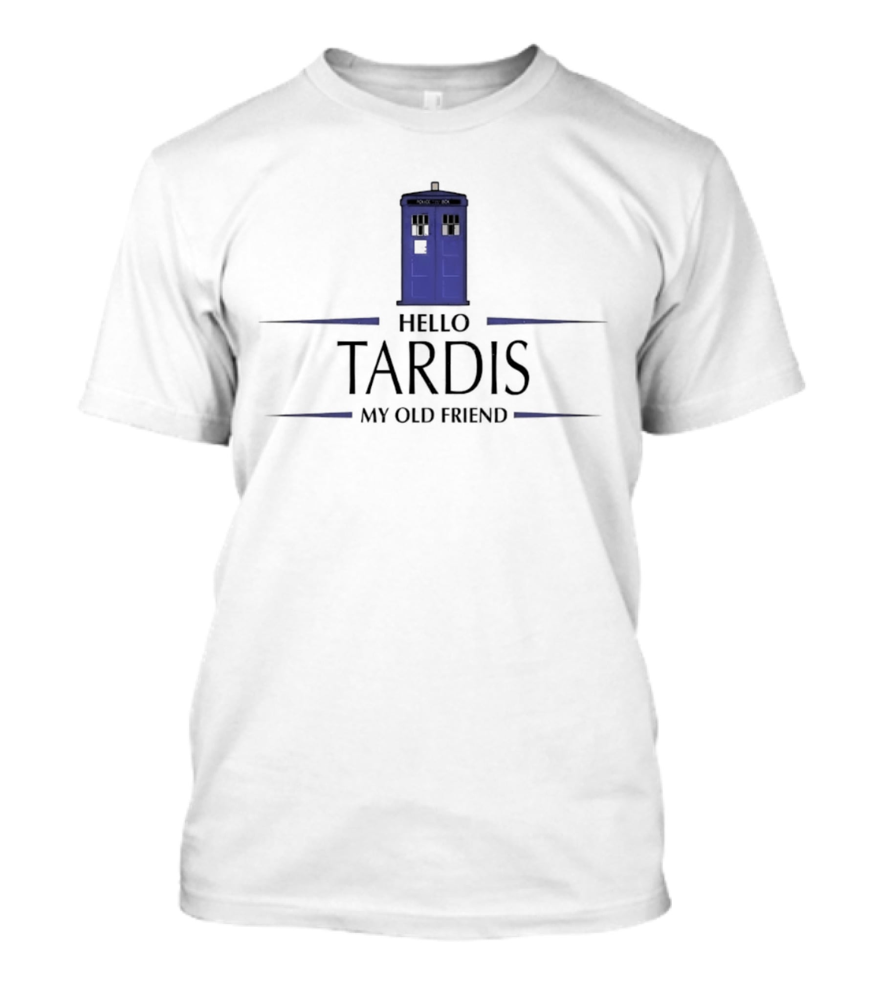 Doctor Who Hello TARDIS My Old Friend Sci Fi T-Shirt