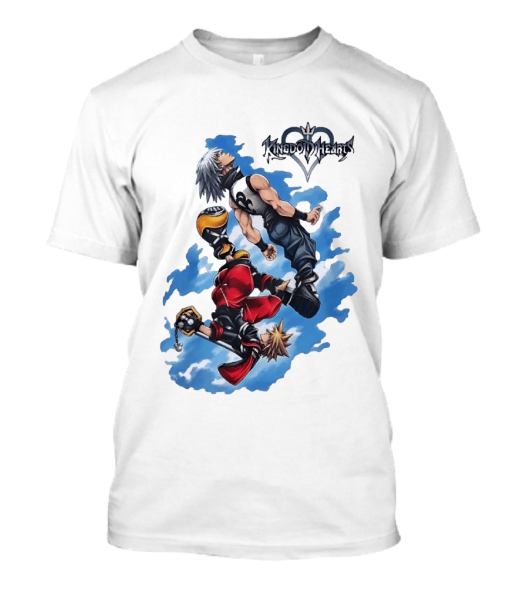 Kingdom Hearts Sora Riku Sky Square Enix T-Shirt