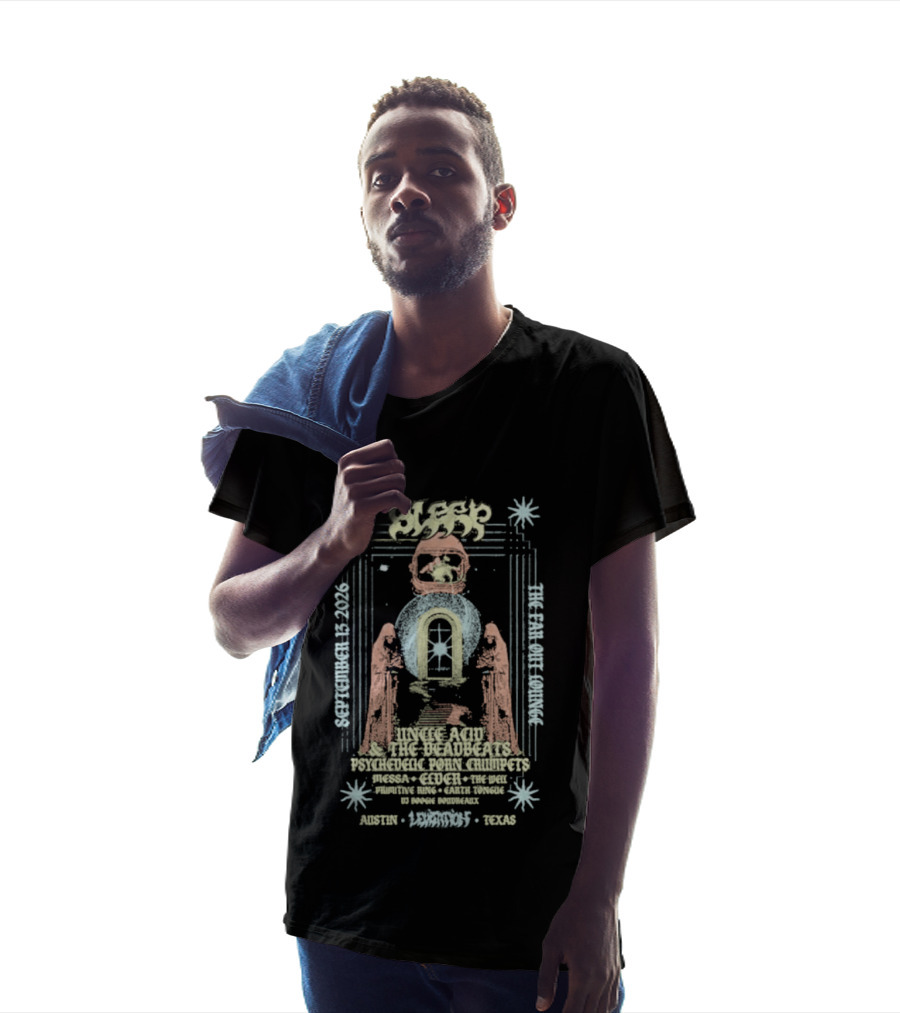 Sleep Levitation Festival 2026 Austin Texas September 13 Archway Skull T-Shirt