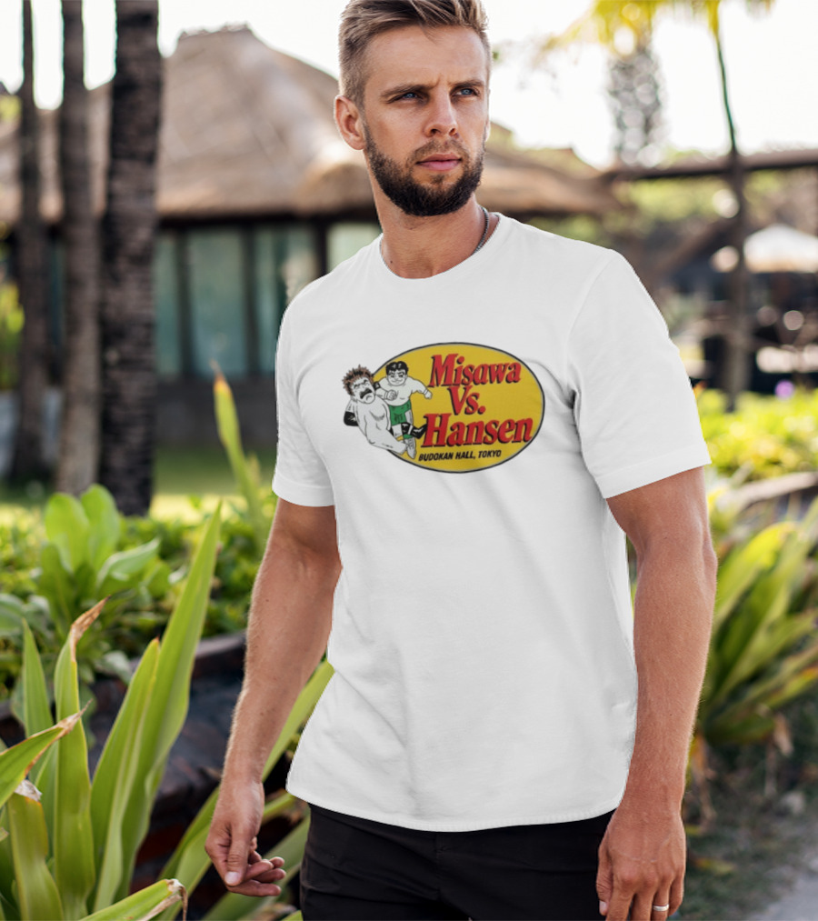 Misawa Vs Hansen Budokan Hall Tokyo T-Shirt