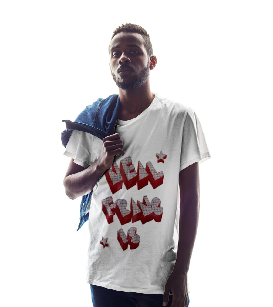 Neal Francis Is Checkerboard Red Block Letters With Stars T-Shirt