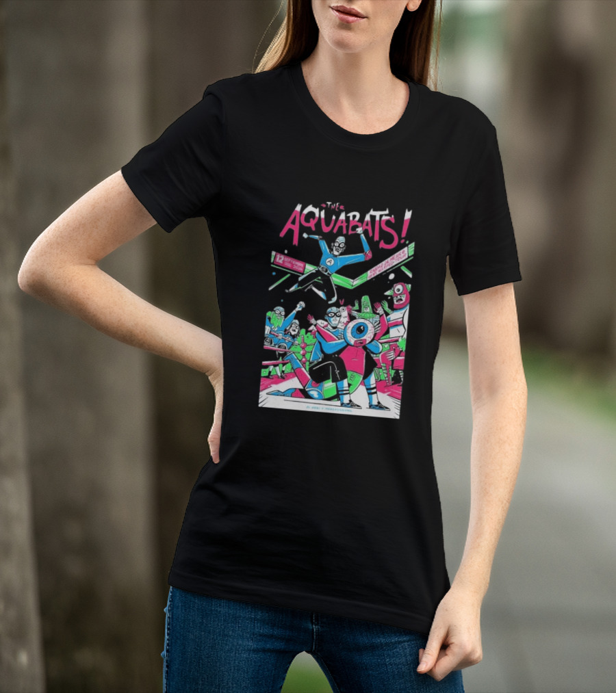 The Aquabats September 12 2026 Mexico City Comic Style Concert T-Shirt