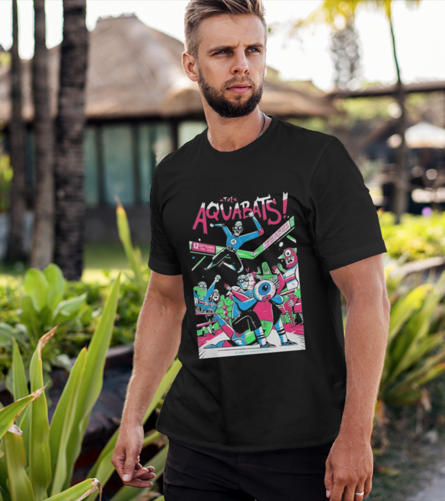 The Aquabats September 12 2026 Mexico City Comic Style Concert T-Shirt