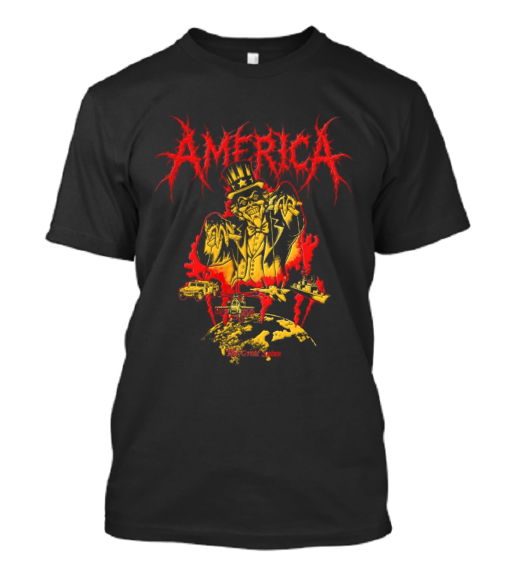 America The Great Satan Uncle Sam Puppet Master T-Shirt