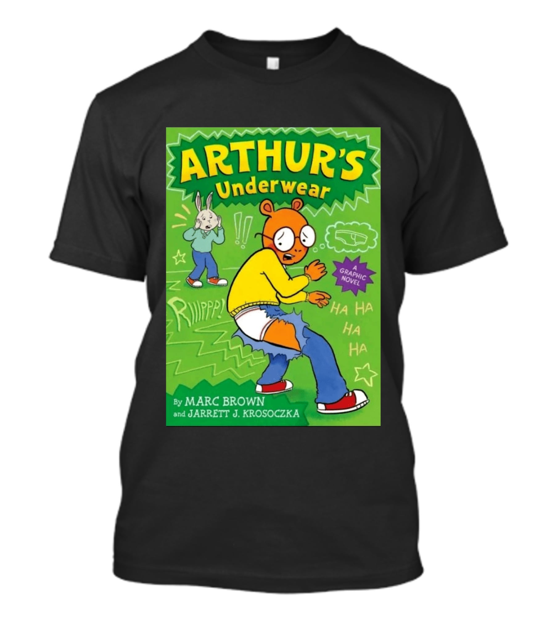 ARTHUR'S Underwear Graphic Novel By Marc Brown And Jarrett J. Krosoczka T-Shirt