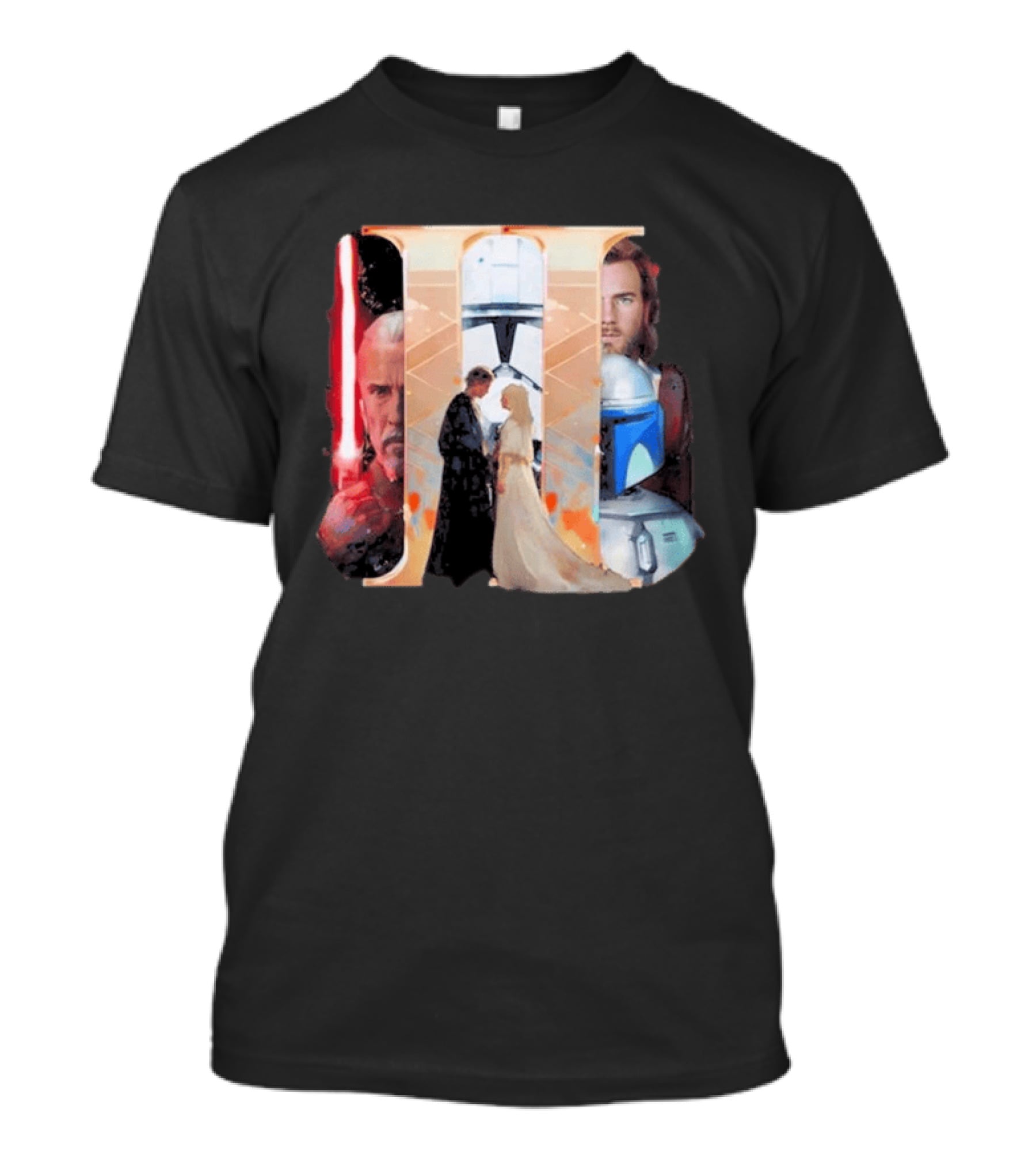 Attack Of The Clones Rebel Scum Iconic Star Wars Characters And Scenes T-Shirt