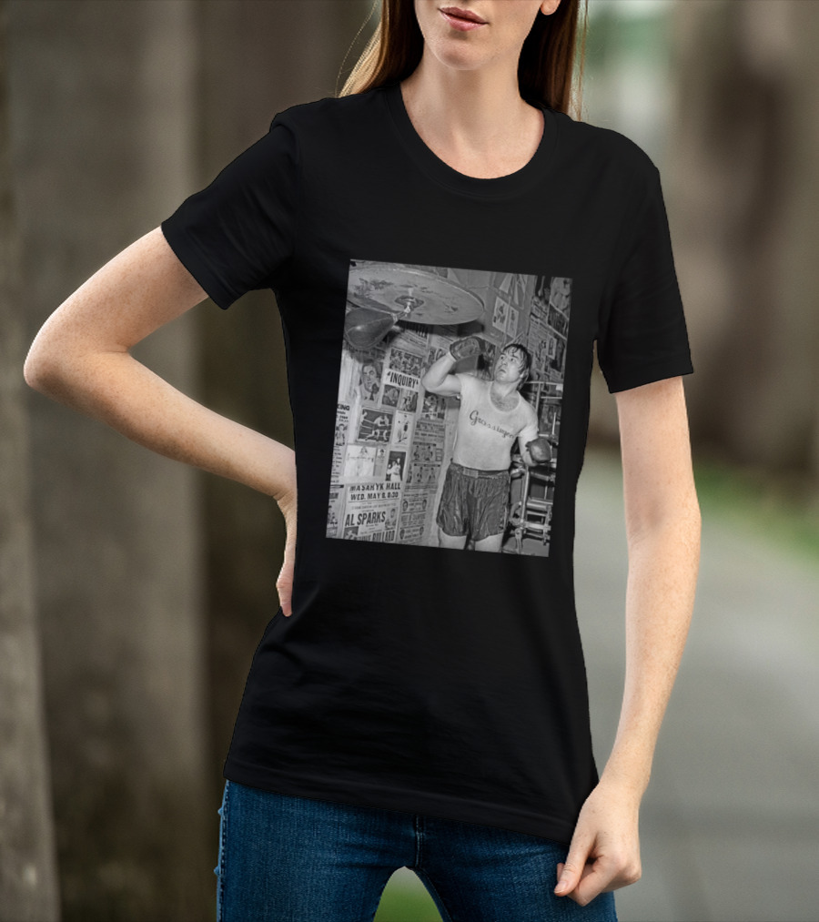 Boxing Legend George Chuvalo Training At Grossinger's Gym Historical Photograph T-Shirt