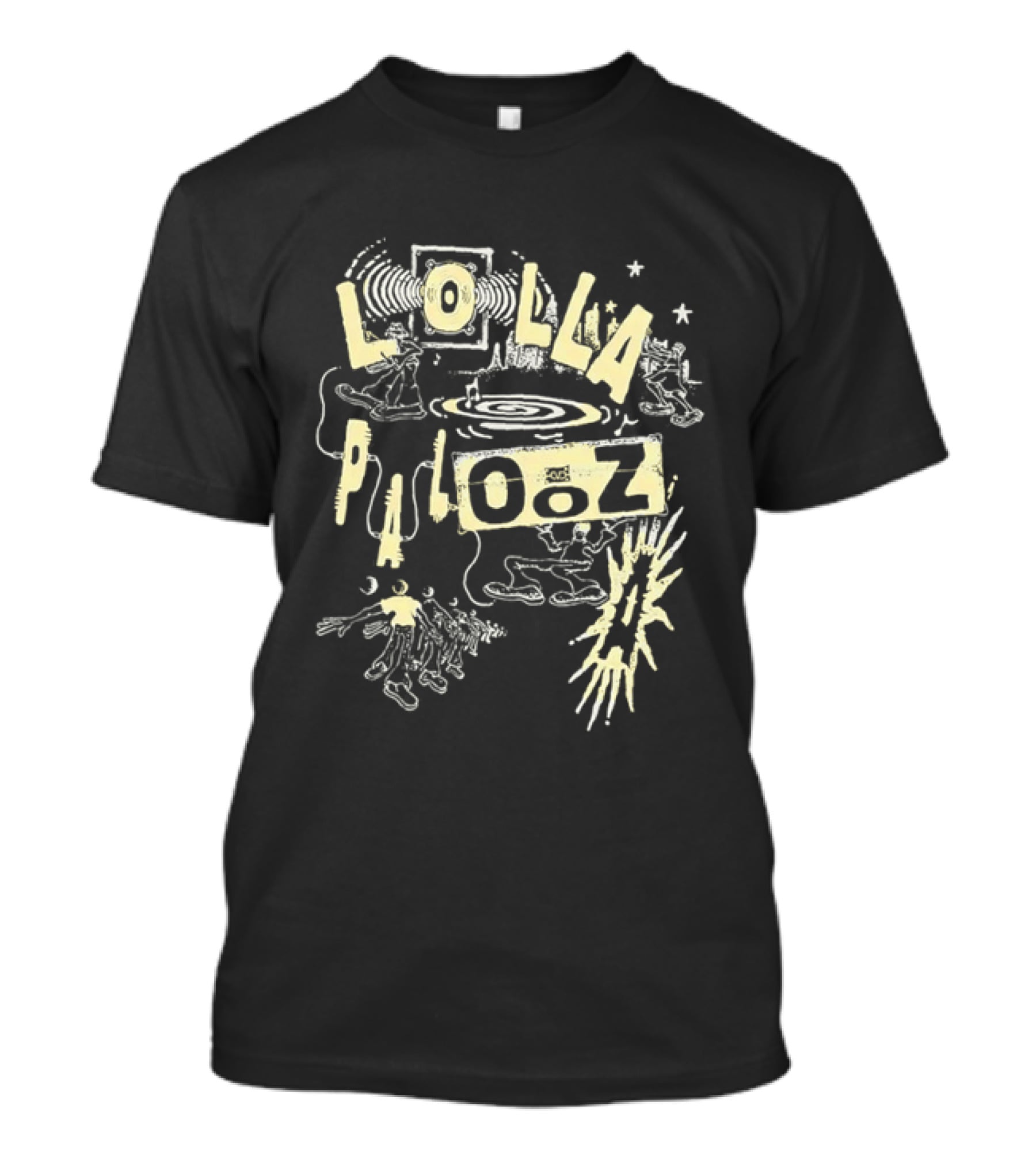 Lollapalooza Music Festival Concert Alternative Rock Decorative T-Shirt