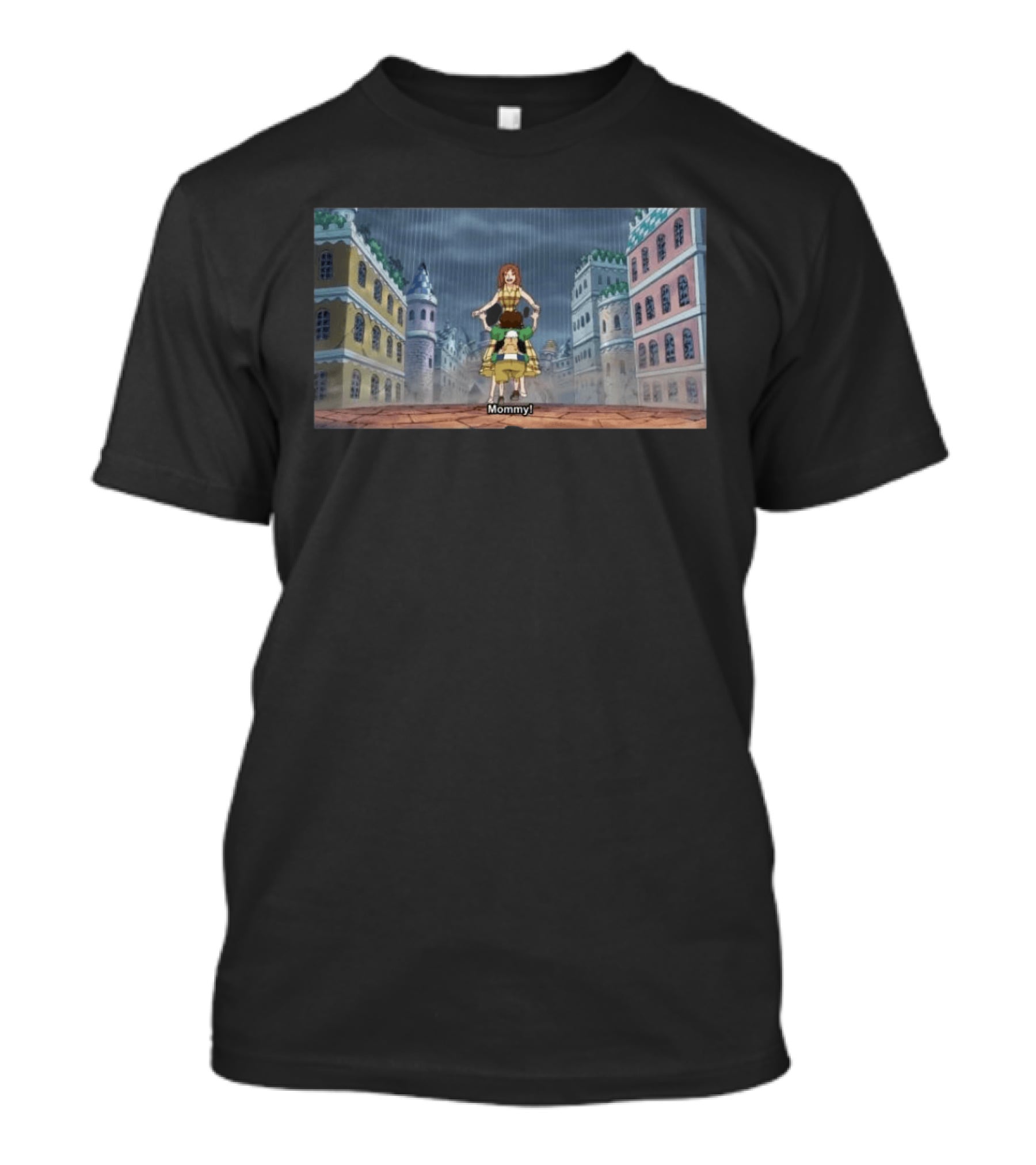 Mommy Dressrosa Kuma Scene In Iconic Anime Setting T-Shirt