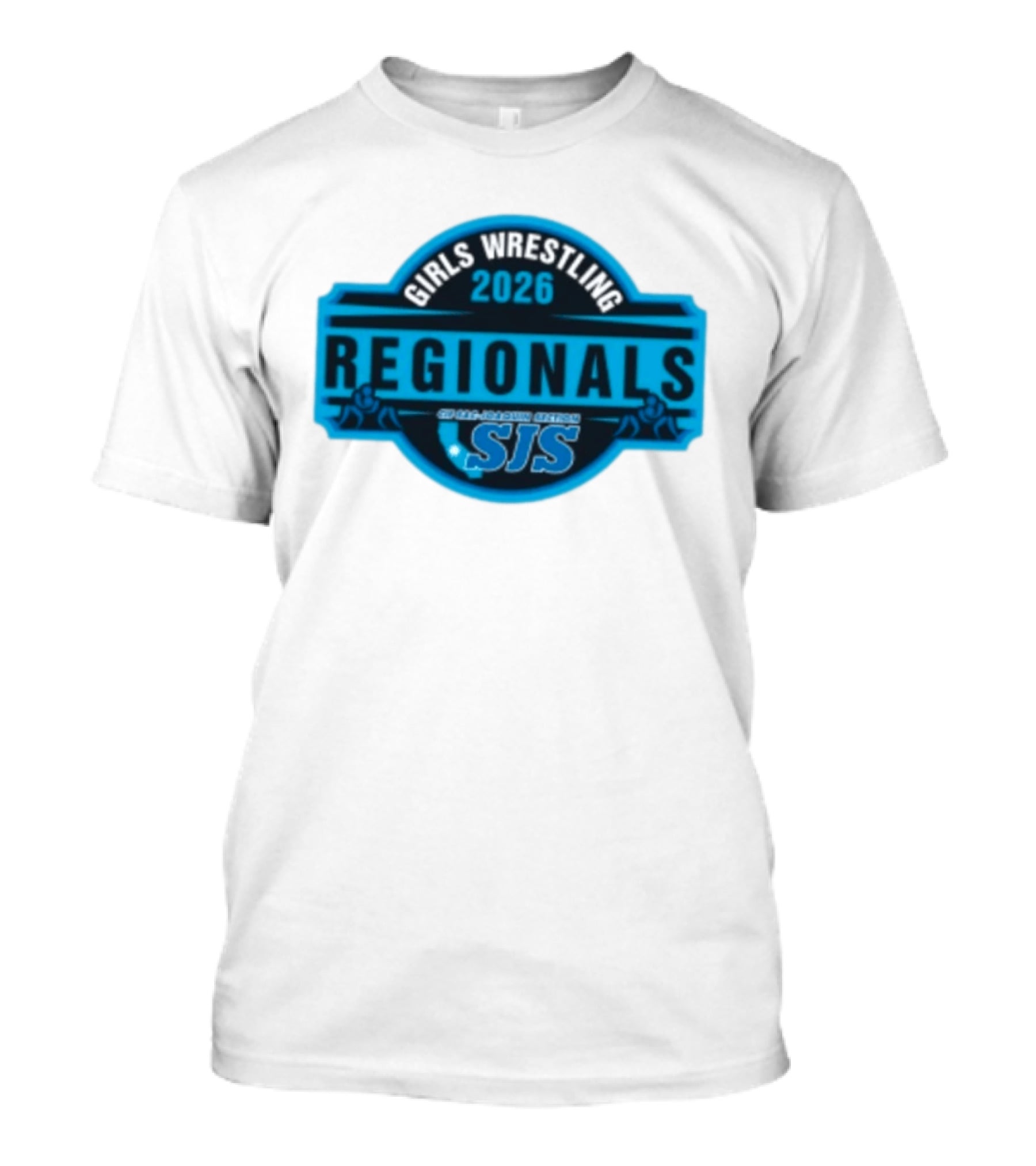 CIF SJS 2026 Girls Wrestling Regionals Championship Event T-Shirt
