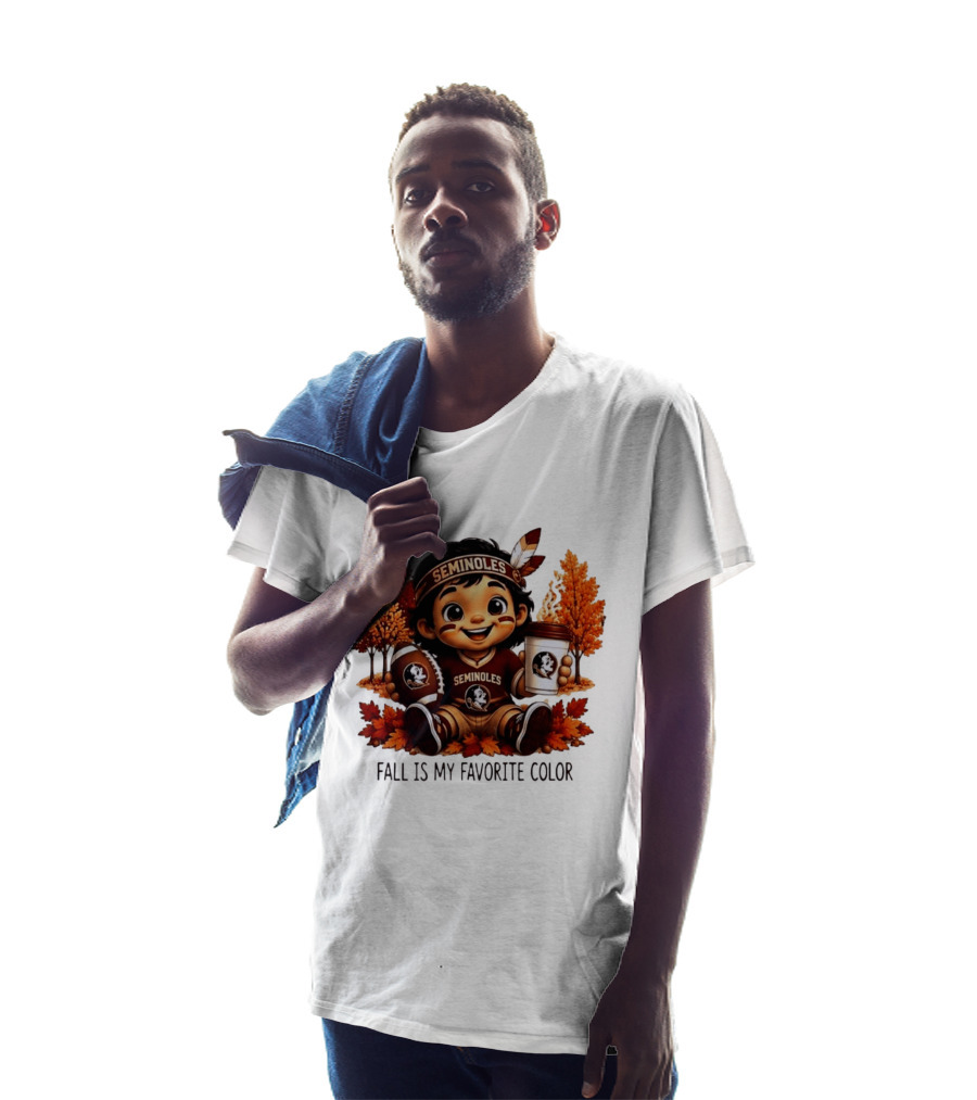 Florida State Seminoles Fall Is My Favorite Color Leaves Football Coffee Toddler T-Shirt