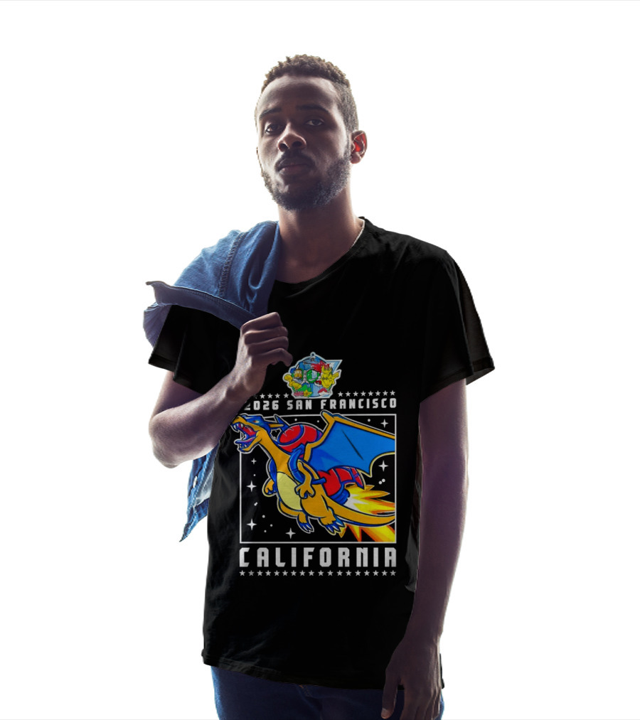 Pokémon Worlds 2026 Charizard San Francisco California T-Shirt