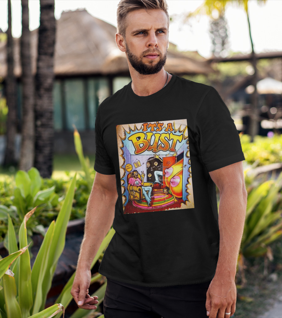 It's A Bust 1975 Zap Comix Cartoon Explosion T-Shirt