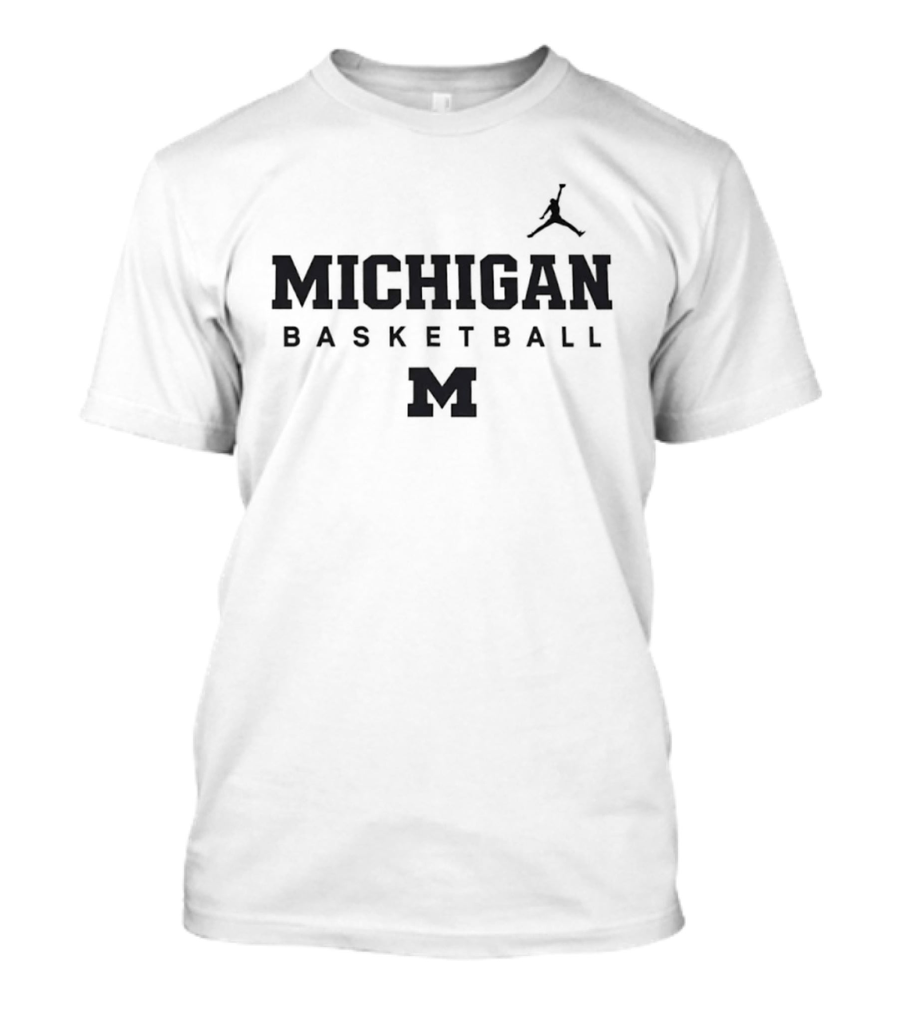 Michigan Basketball Jumpman M Logo Jordan Brand T-Shirt