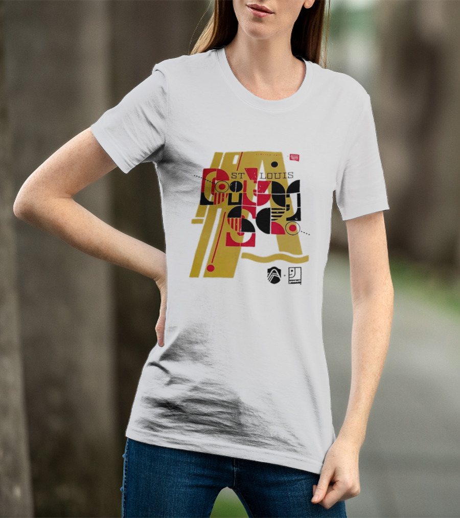 St Louis Football Limited Edition Goodwill Geometric Abstract 91 T-Shirt