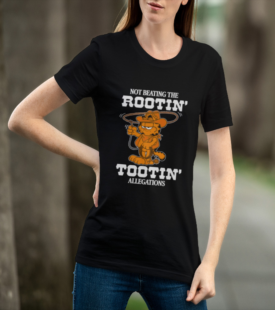 Lasagna Cat Not Beating The Rootin' Tootin' Allegations Cowboy T-Shirt