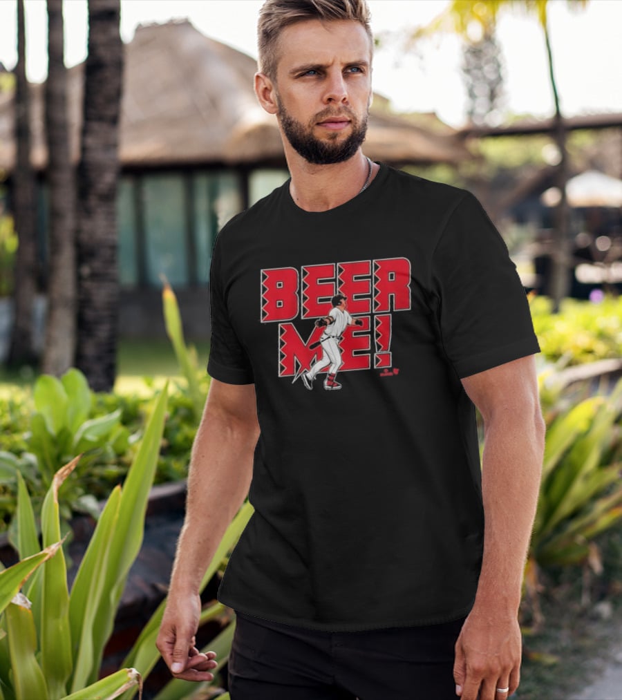 Beer Me Baseball Humor Seth Beer Playful T-Shirt