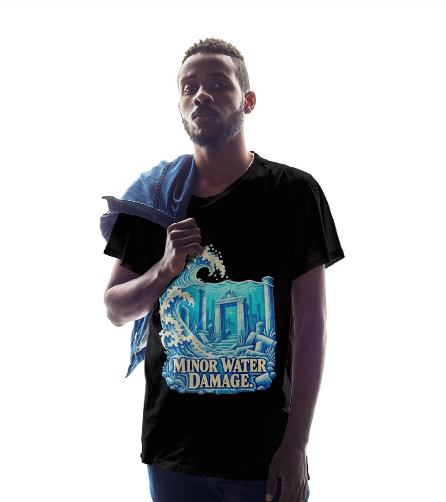Minor Water Damage Ancient Architecture Underwater Ruins T-Shirt